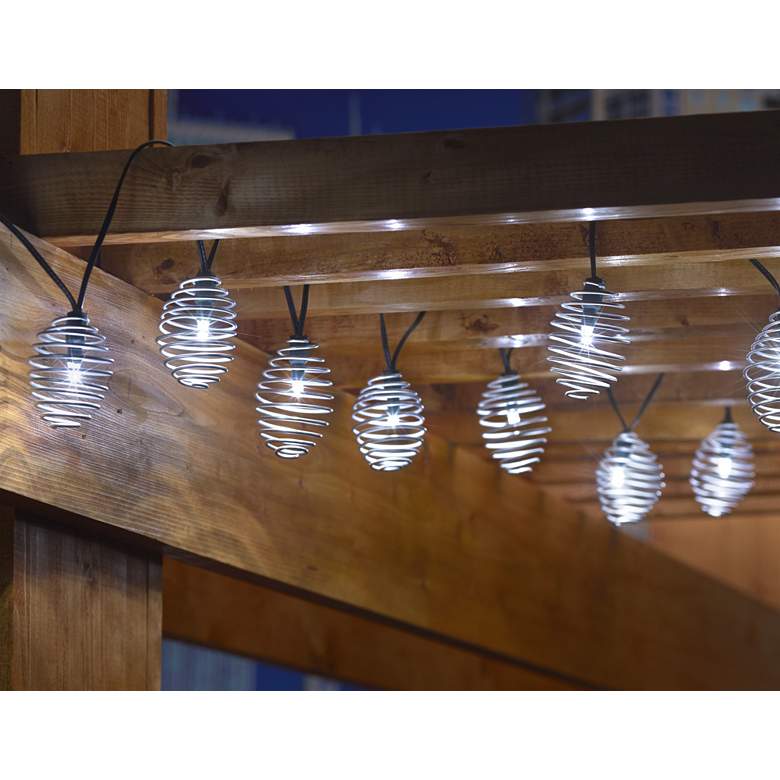 20-Light Professional Series Curvet Silver LED String Light more views