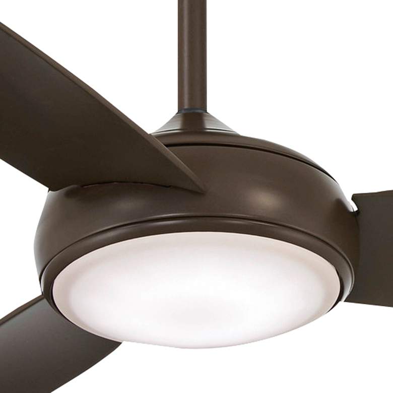 54&quot; Minka Aire Concept IV Bronze Smart Fan LED Wet Ceiling Fan more views