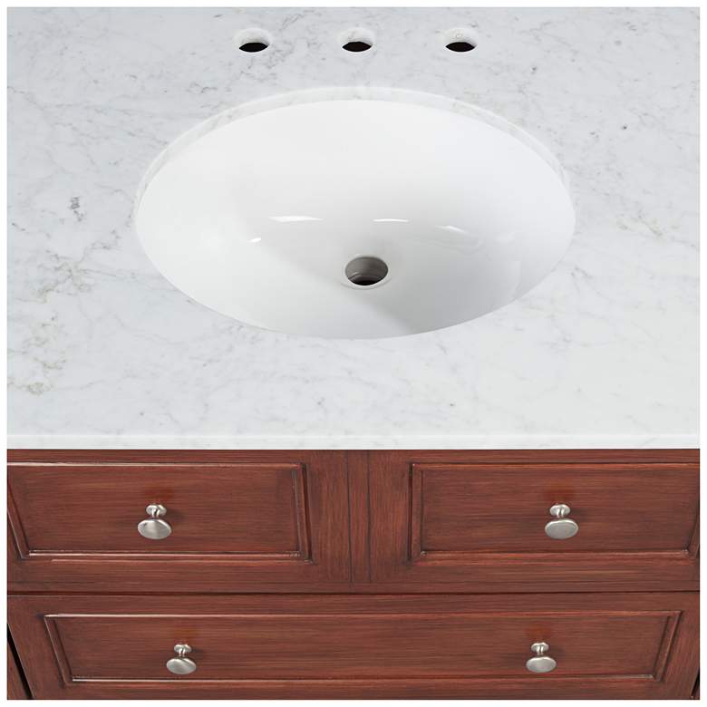 Jordan 32&quot; Wide 1-Drawer Teak Wood Single Sink Vanity more views