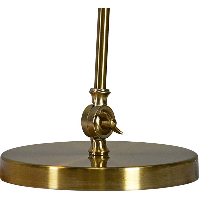 Image 3 Faith Antique Brass Adjustable Metal Desk Lamp more views