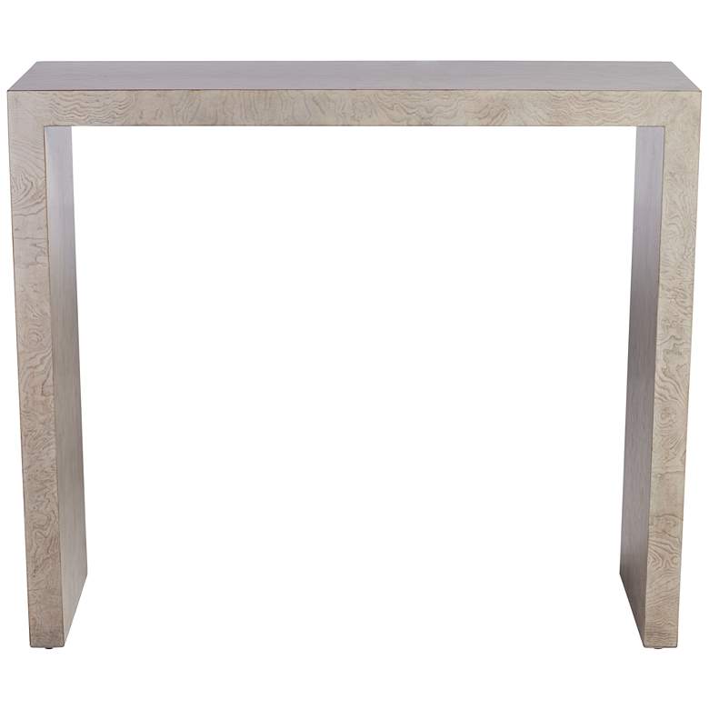 Craig 38&quot; Wide Modern Gray Finish Console Table more views