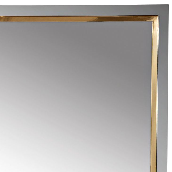 Uttermost Locke Chrome And Gold 20 X 30 Vanity Wall Mirror 88a93 Lamps Plus