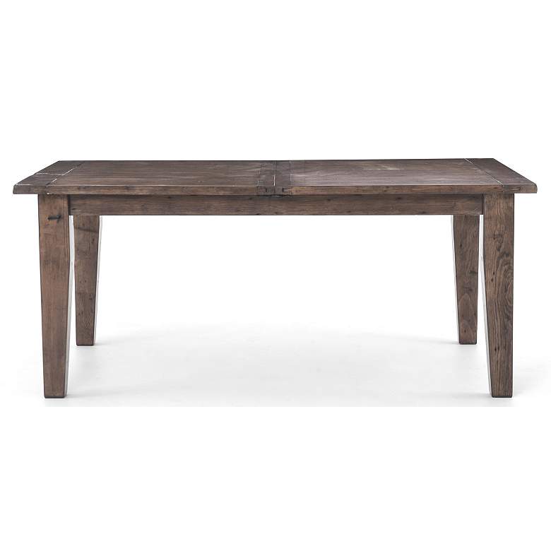 Irish Coast 72&quot;W Sundried Ash Wood Extension Dining Table more views