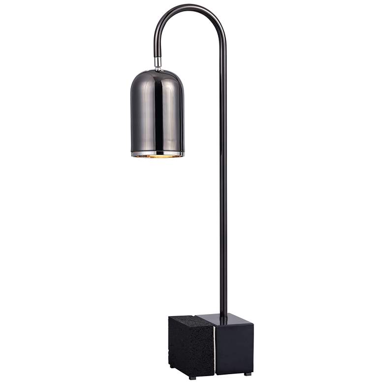 Image 3 Uttermost Umbra Black Nickel Metal Desk Lamp more views