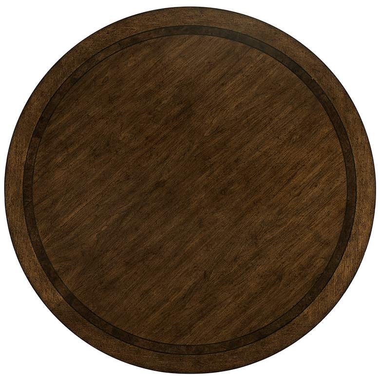 Kingsport 60&quot; Wide Medium Oak Round Extendable Dining Table more views
