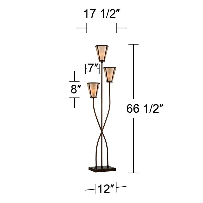 Image 6 Sonoma 3-Light Tree Floor Lamp with Mica Shades more views