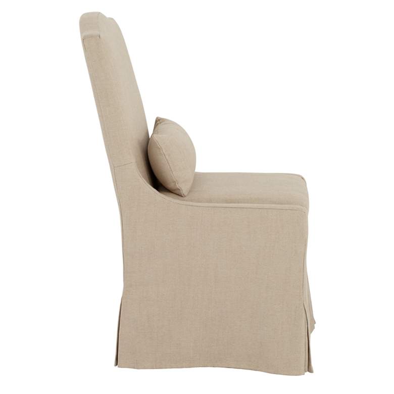 Image 5 Juliete Hamlet Pebble Slipcover Dining Chair more views