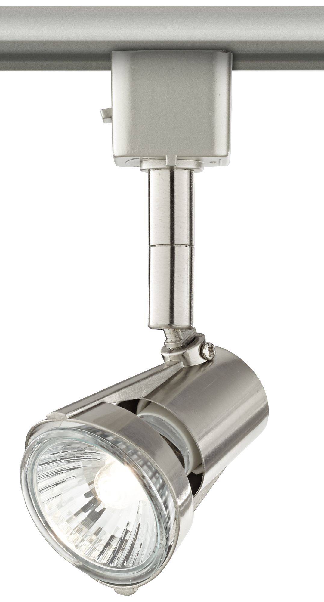 Brushed Nickel GU10 50 Watt Halogen Track Light Head 8K368 Lamps Plus