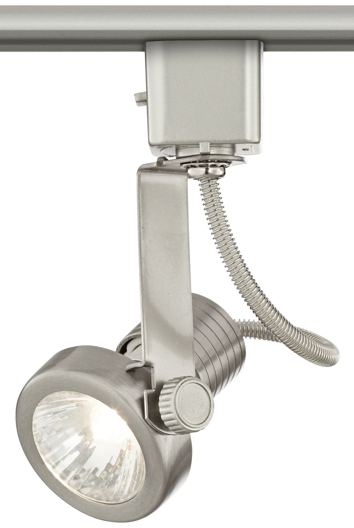 Halogen Track Head in Brushed Nickel for Lightolier Systems 8V971