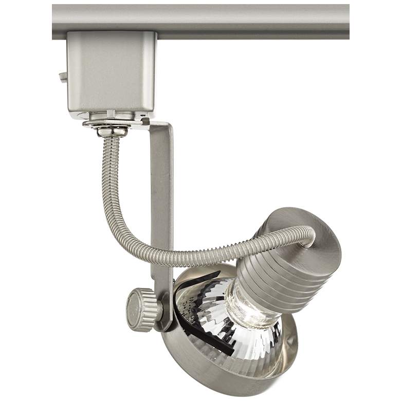Image 3 Halogen Track Head in Brushed Nickel for Lightolier Systems more views