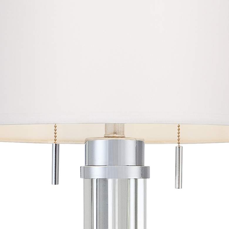 Image 5 Possini Euro Cadence Crystal Column Floor Lamp more views
