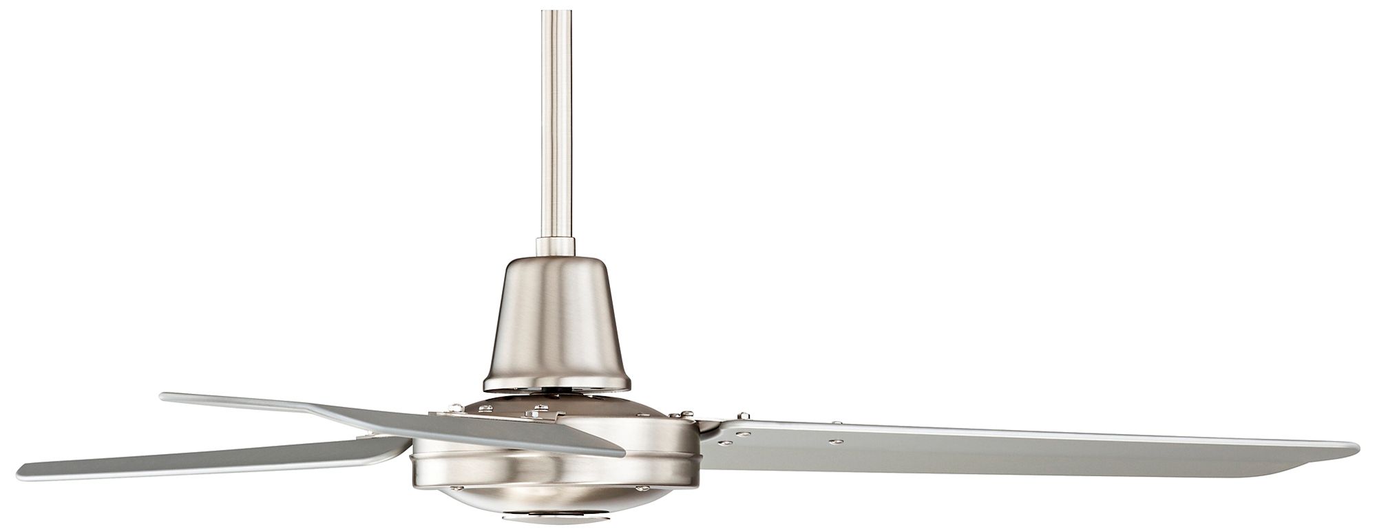 44 Plaza Brushed Nickel Damp Rated Ceiling Fan 8x456 Lamps Plus