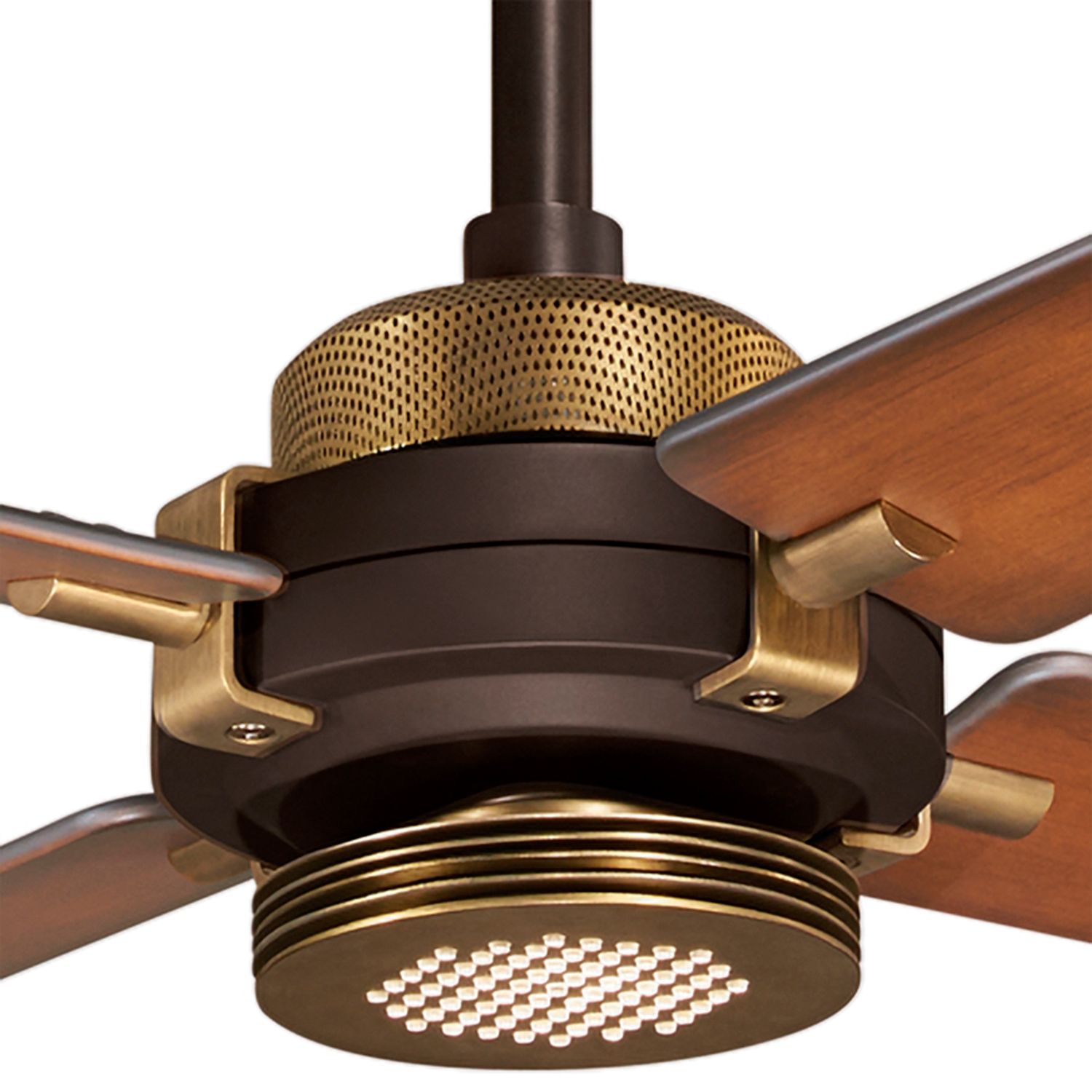 60" Minka Aire Spectre Bronze Brass LED Ceiling Fan 8Y270 Lamps Plus