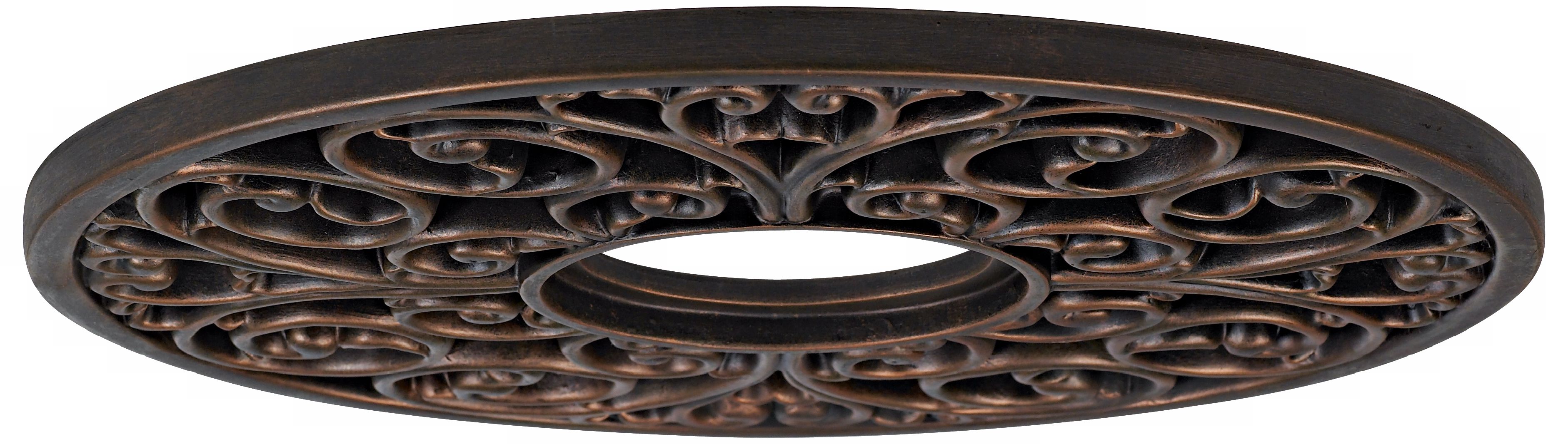 French Scroll 16 Wide Bronze Ceiling Medallion