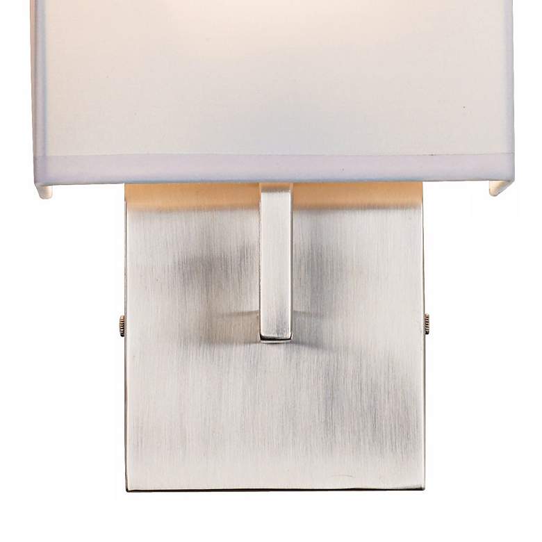 George Kovacs Nickel 11 1/4&quot; High Half-Shade Wall Sconce more views