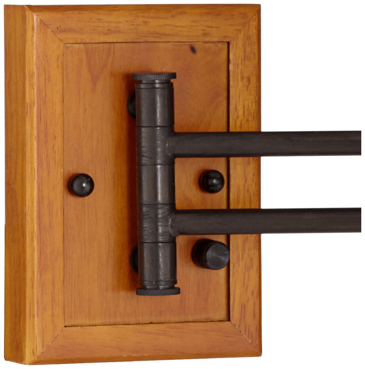 Walnut Mission Collection PlugIn Swing Arm Wall Lamp 91974 Lamps Plus