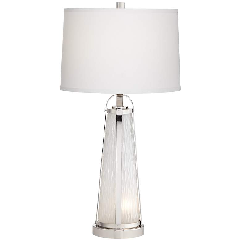 Image 5 Park View Textured Glass Modern Night Light Table Lamp more views