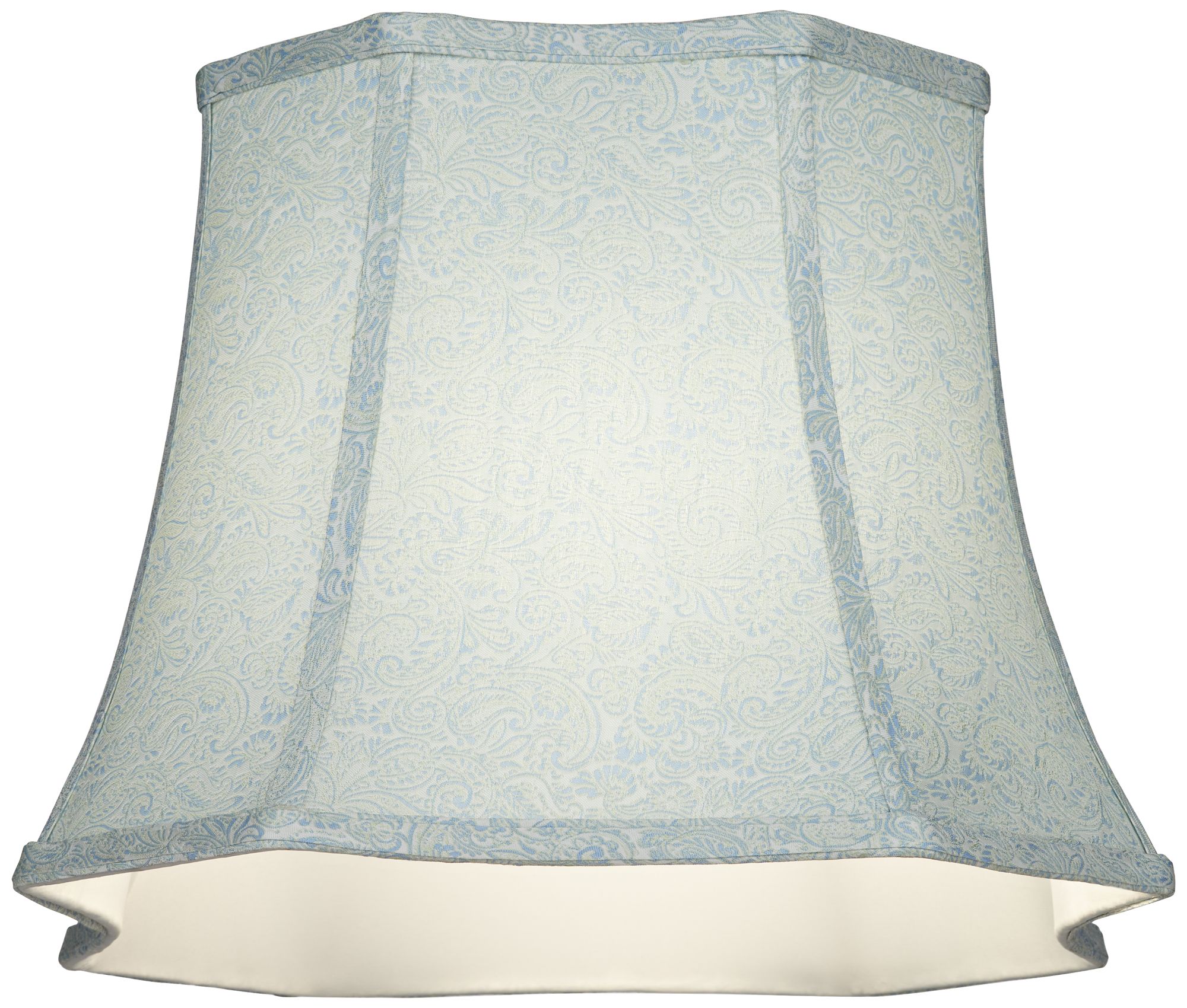 Auckland Green Taperd Square Lamp Shade 10x14x11 (Spider) 91W05