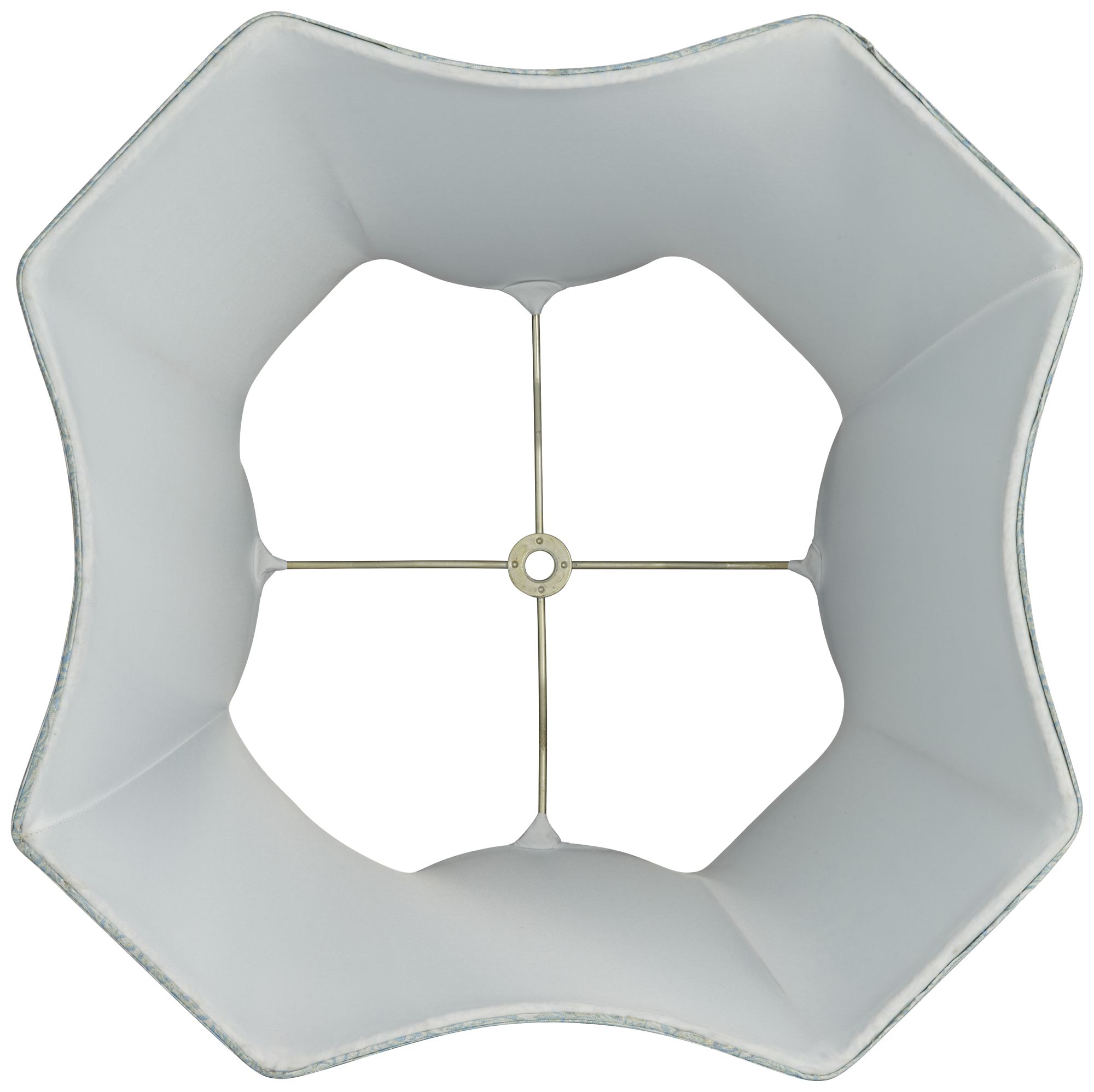 Auckland Green Taperd Square Lamp Shade 10x14x11 (Spider) 91W05