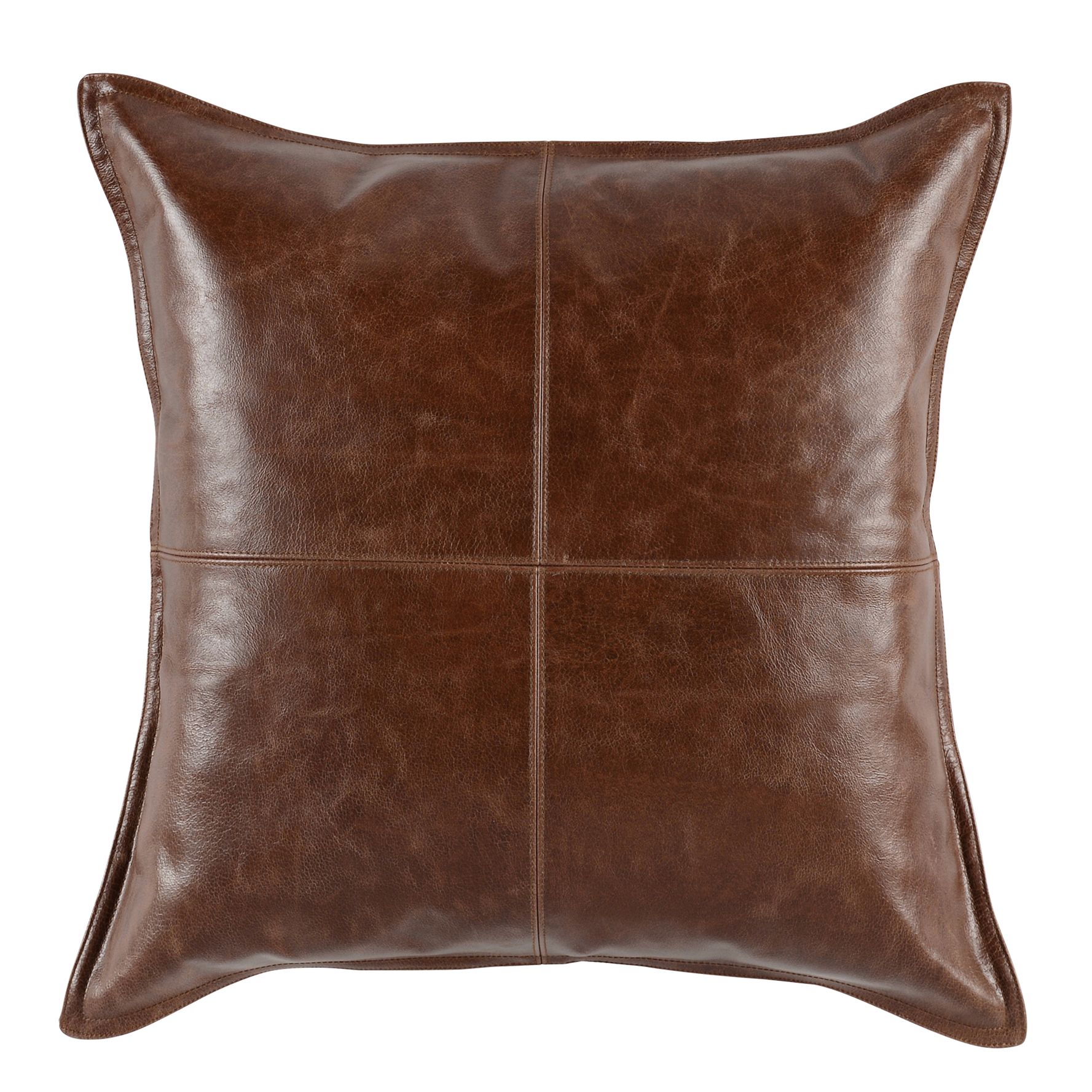Rustic Brown and Gray 22" Square Decorative Pillows Set of 3 923K0