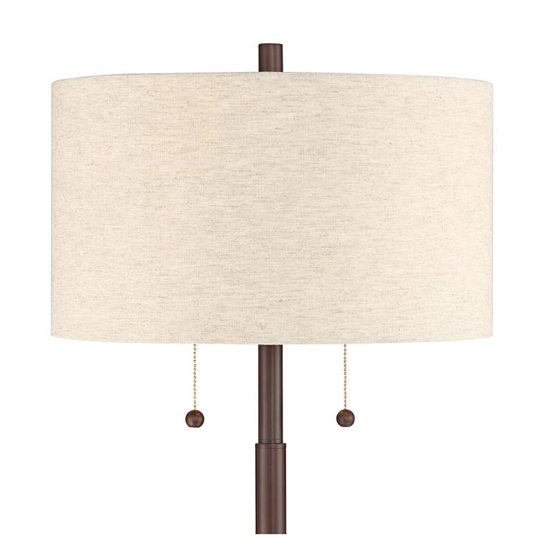 Image 7 Morrow Tray Table Floor Lamp with USB and Outlet Set of 2 more views