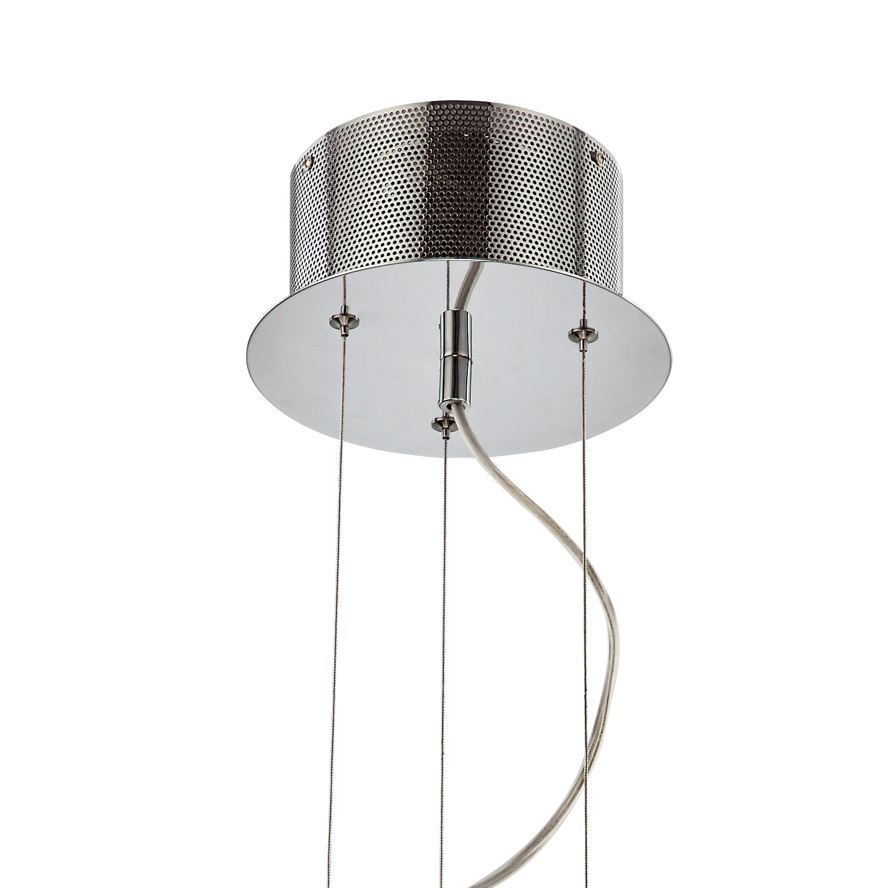 Possini Euro Lilypad 30 Wide Etched Glass Modern Chandelier