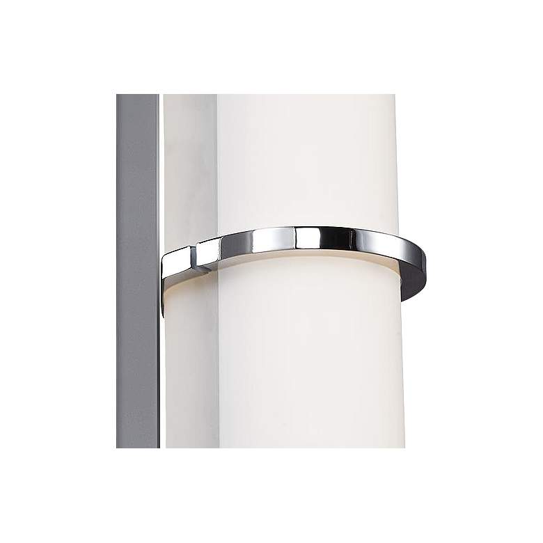Image 3 Feiss Cynder 18" High Chrome LED Wall Sconce more views