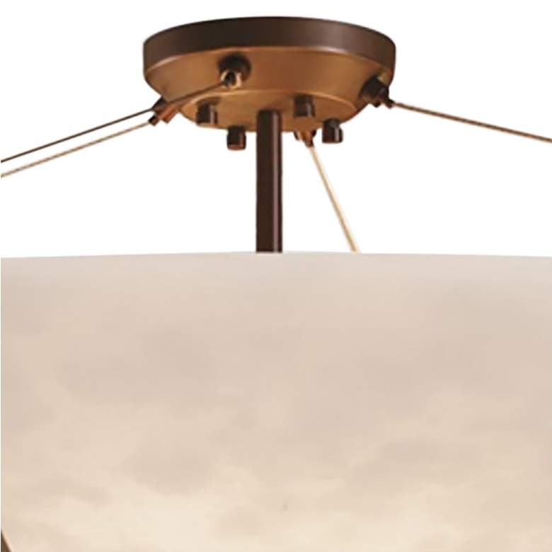 Clouds Collection Crossbar 69&quot; Wide Dark Bronze LED Ceiling Light more views