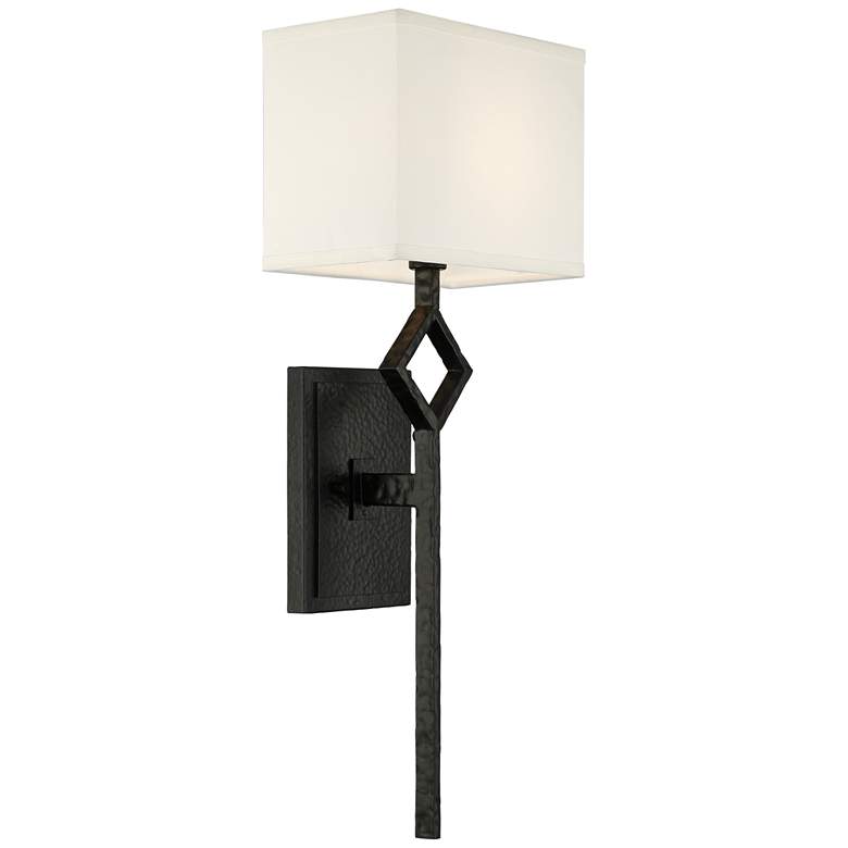 Image 6 Mission 25 1/2" High Matte Black Wall Sconce more views