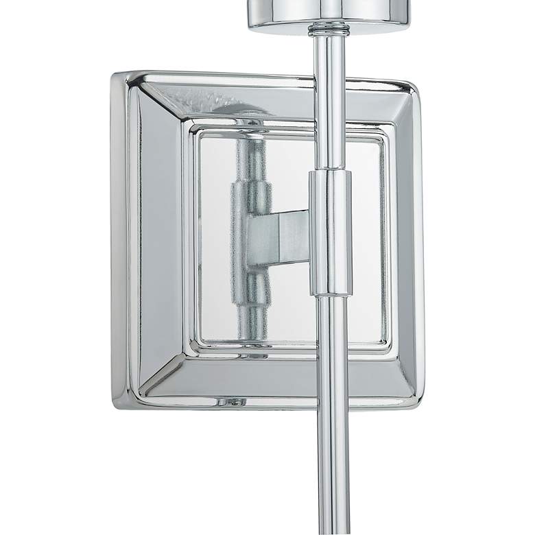 Quoizel Nora 14 1/4&quot; High Polished Chrome Wall Sconce more views