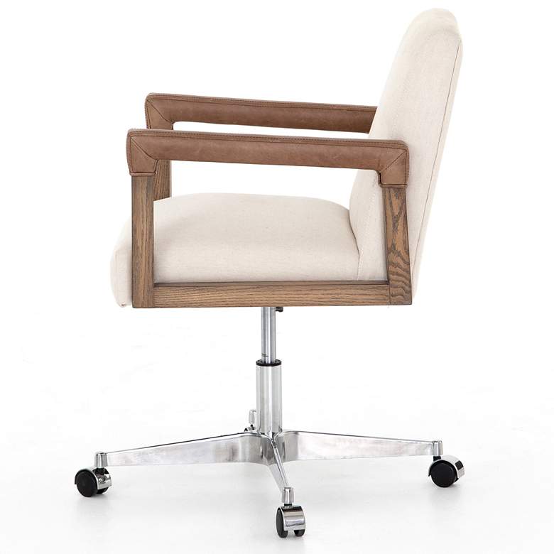 Reuben Harbor Natural and Nettle Wood Desk Chair more views