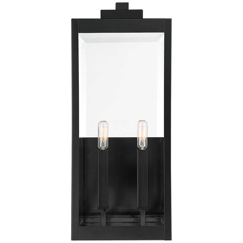 Quoizel Westover 22 3/4&quot; High Earth Black Outdoor Wall Light more views
