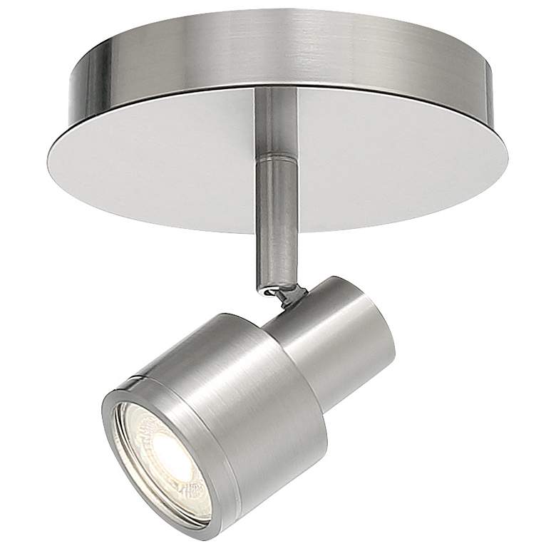 Image 4 Lincoln 1-Light Brushed Steel LED Track Fixture more views
