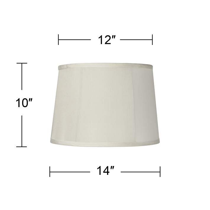 Round Softback Off White Tapered Drum, What Is A Softback Lamp Shade
