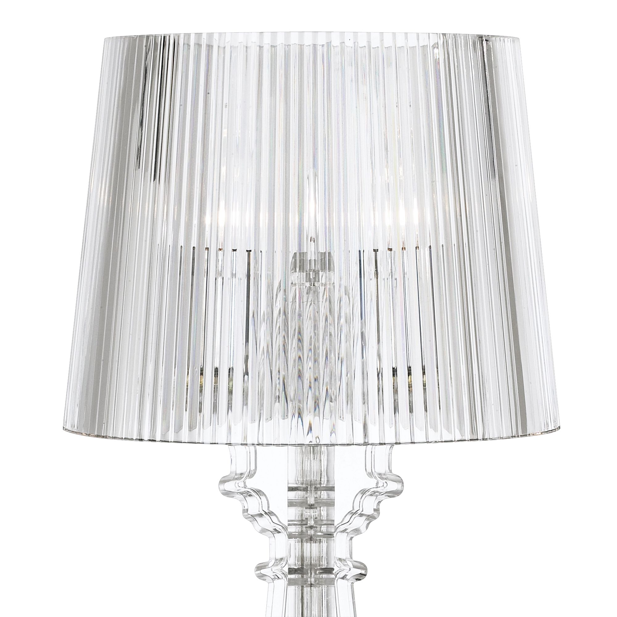 Baroque Clear Acrylic 20" High Accent Table Lamp 97645 Lamps Plus