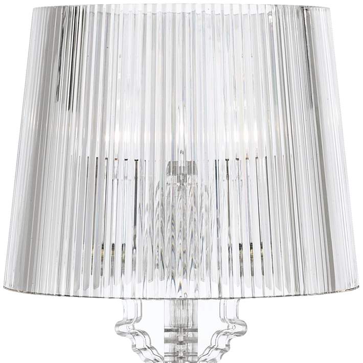 Baroque Clear Acrylic 20 High Accent, Clear Acrylic Lampshade