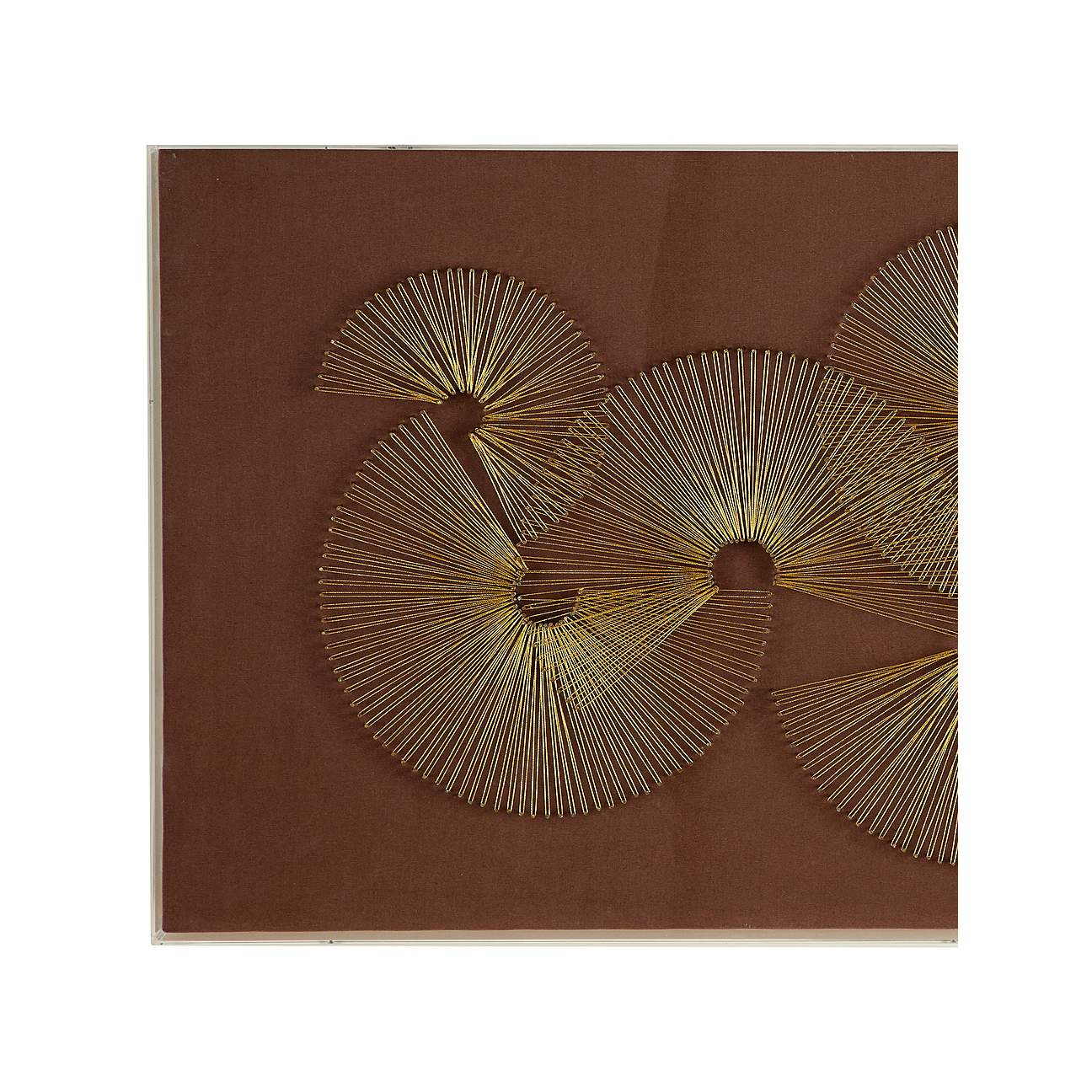 Brown and Gold Thread Fans 47
