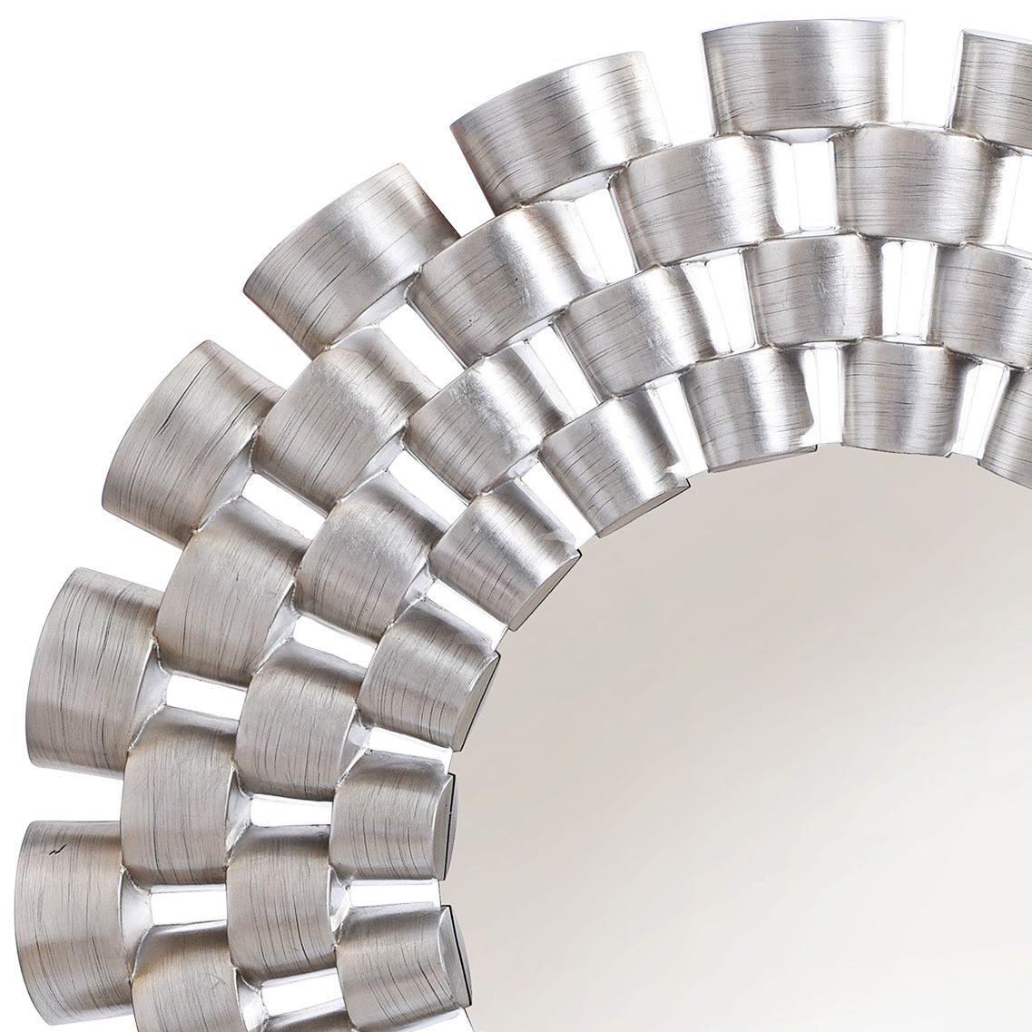 Victoria Silver 47" Round Oversized Wall Mirror 98V37 Lamps Plus