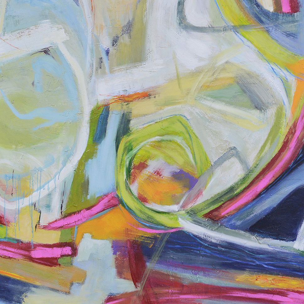 Constant Knot 43 1/2" High Rectangular Framed Canvas Wall Art 98V85