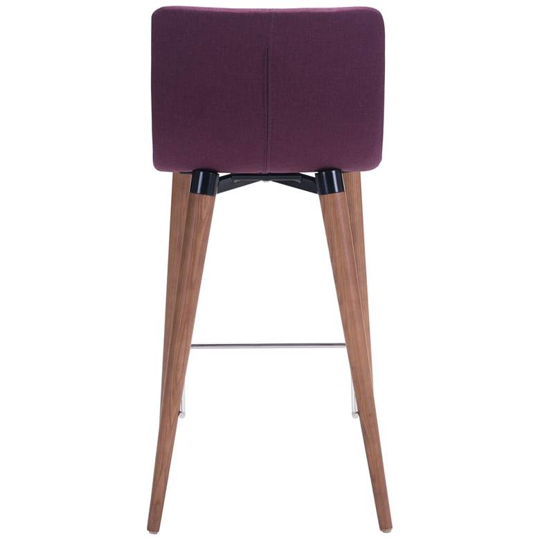 Zuo Jericho 26&quot; Purple Fabric Counter Stools Set of 2 more views