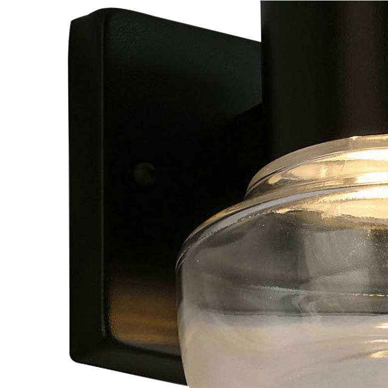 Eglo Belby 6 1/4&quot; High Black LED Wall Sconce more views