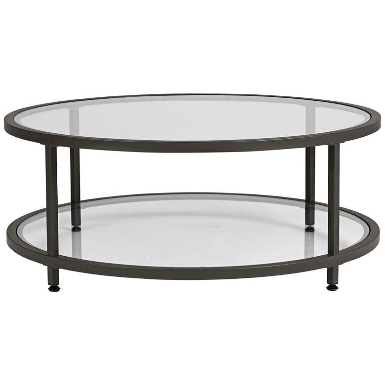 Image 4 Studio Designs 38" Wide Glass Coffee Table more views