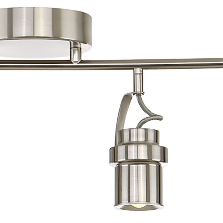 Pro Track Gladstone 6Light Nickel LED Track Light Kit 9G410 Lamps