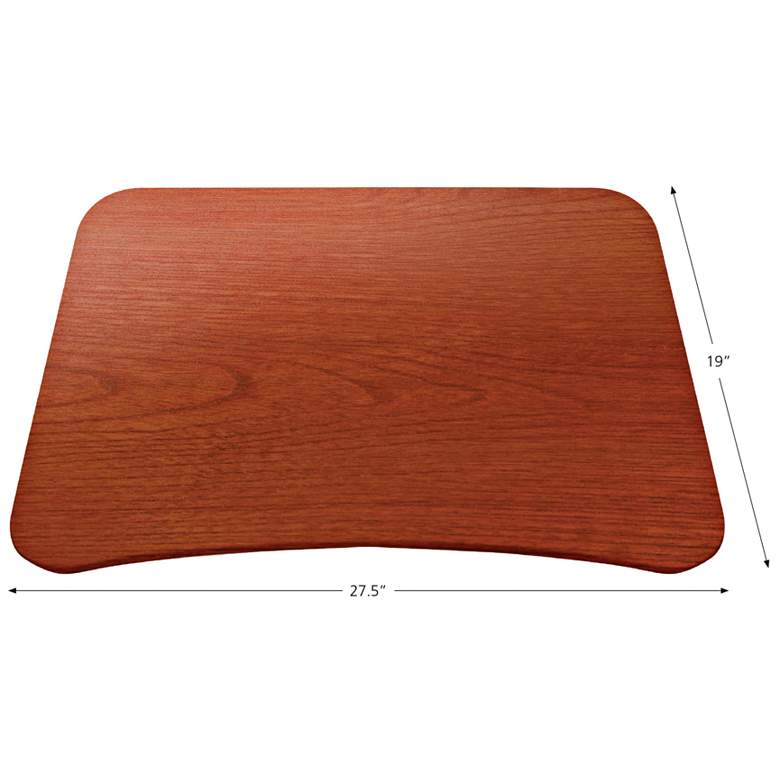 Image 3 201 Collection 27 1/2" Wide Cherry Adjustable Laptop Desk more views