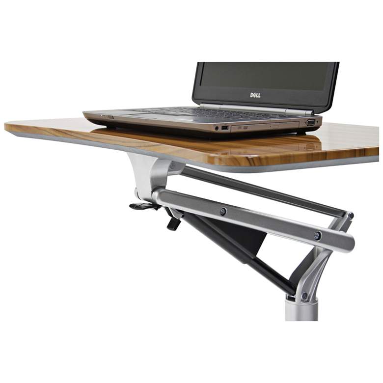 201 Collection 27 1/2&quot; Wide Walnut Adjustable Laptop Desk more views