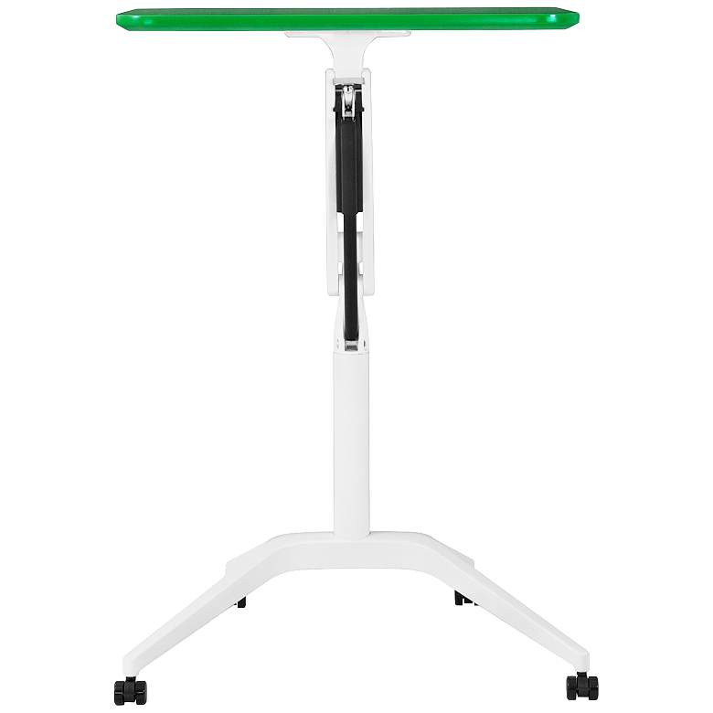 201 Collection 27 1/2&quot; Wide Green Adjustable Laptop Desk more views