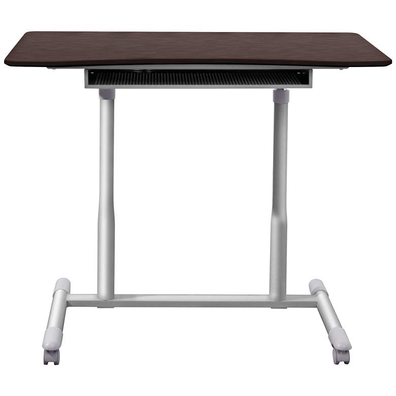 205 Collection 37 1/2&quot; Espresso Adjustable Stand-Up Desk more views