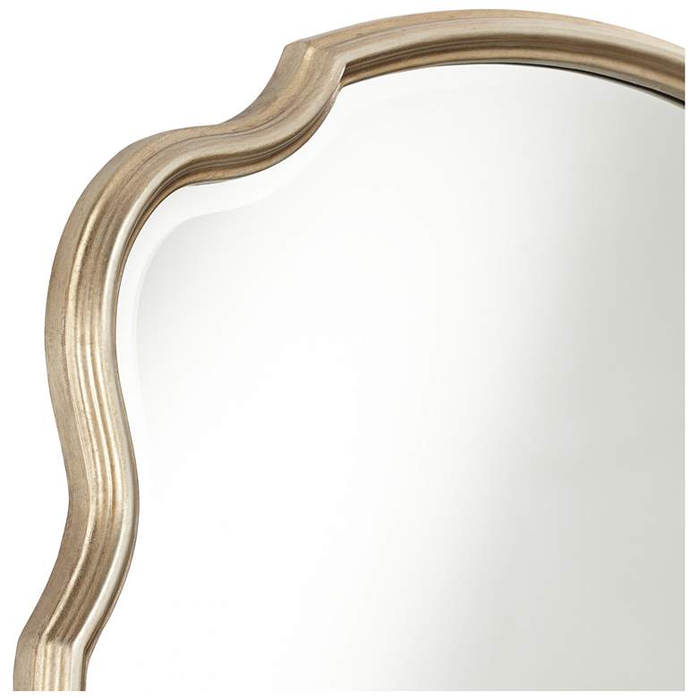 Melba Champagne Gold 33&quot; x 42&quot; Curved Wall Mirror more views