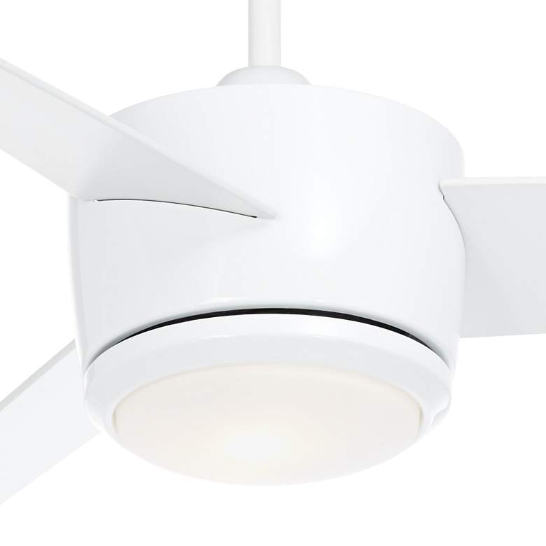 54&quot; Casa Vieja Epilogue White Modern LED Ceiling Fan with Remote more views