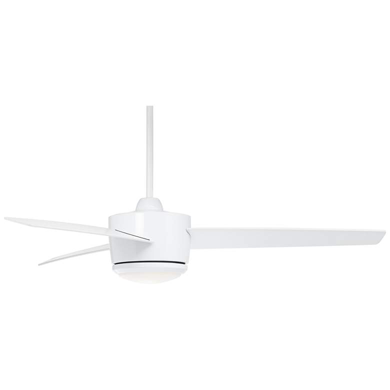 54&quot; Casa Vieja Epilogue White Modern LED Ceiling Fan with Remote more views